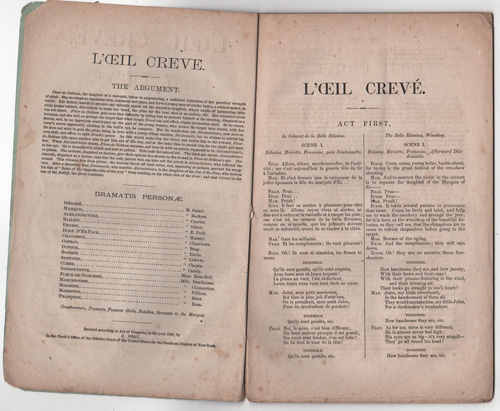 L'Oiel Crevé (The Pierced Eye) 1869